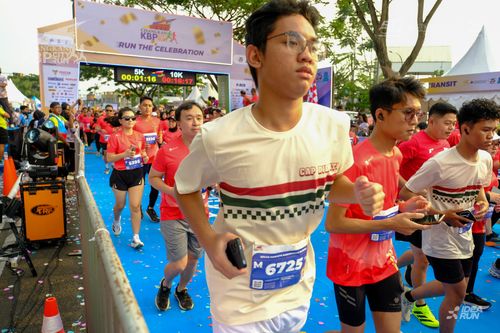 Race photo from CISANGKAN KBP CITY RUN 2025
