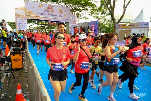 Race photo from CISANGKAN KBP CITY RUN 2025