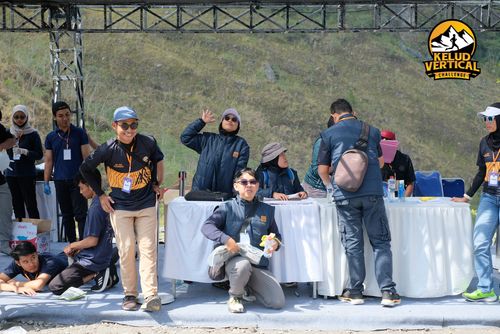 Race photo from Kelud Vertical Challenge 2024