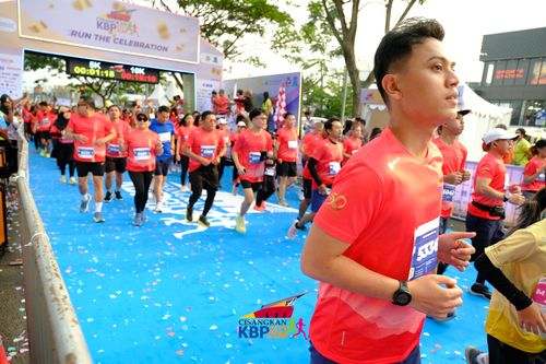 Race photo from CISANGKAN KBP CITY RUN 2025