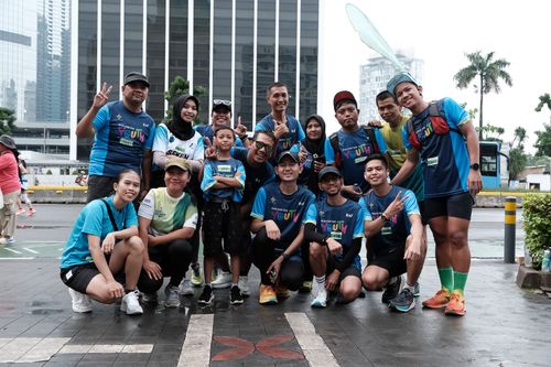 Race photo from Road to BAF Lions Run 2024