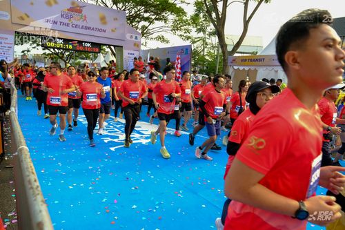 Race photo from CISANGKAN KBP CITY RUN 2025
