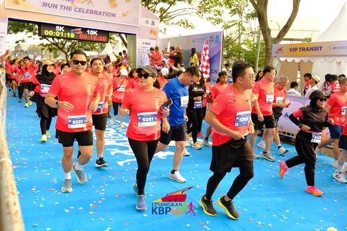 Race photo from CISANGKAN KBP CITY RUN 2025