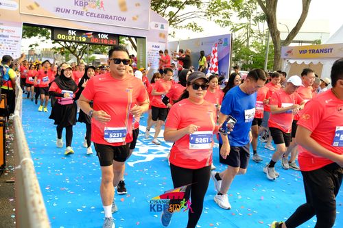 Race photo from CISANGKAN KBP CITY RUN 2025