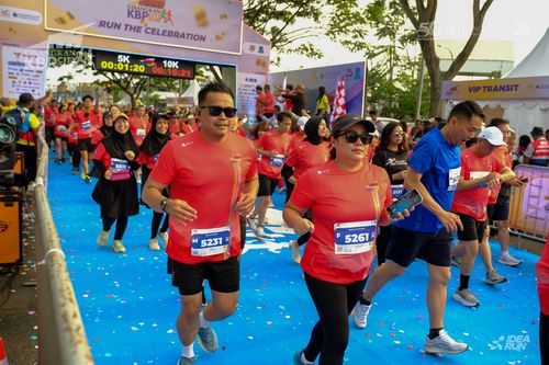 Race photo from CISANGKAN KBP CITY RUN 2025