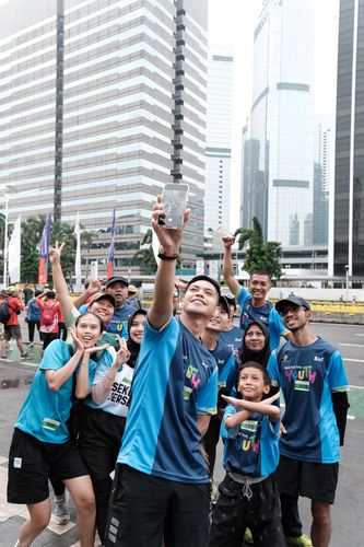 Race photo from Road to BAF Lions Run 2024