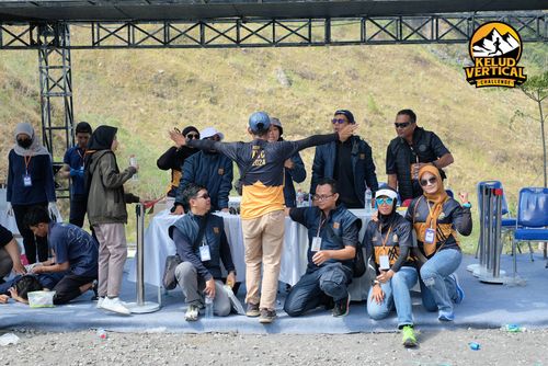 Race photo from Kelud Vertical Challenge 2024