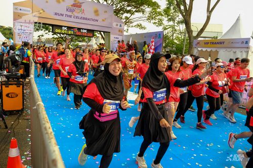 Race photo from CISANGKAN KBP CITY RUN 2025