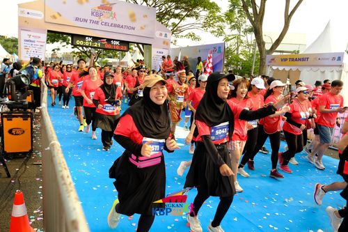 Race photo from CISANGKAN KBP CITY RUN 2025
