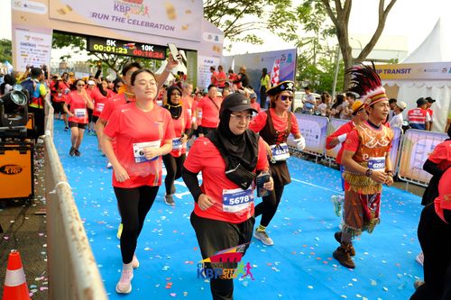 Race photo from CISANGKAN KBP CITY RUN 2025