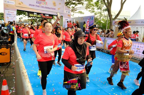 Race photo from CISANGKAN KBP CITY RUN 2025