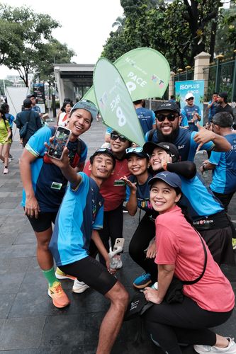 Race photo from Road to BAF Lions Run 2024