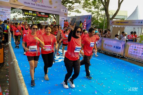 Race photo from CISANGKAN KBP CITY RUN 2025