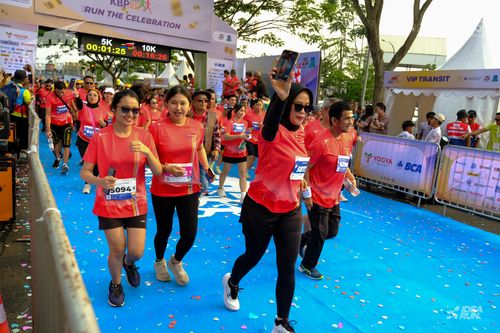 Race photo from CISANGKAN KBP CITY RUN 2025