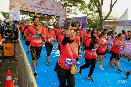Race photo from CISANGKAN KBP CITY RUN 2025