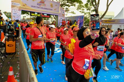 Race photo from CISANGKAN KBP CITY RUN 2025