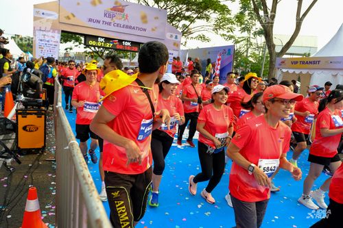 Race photo from CISANGKAN KBP CITY RUN 2025