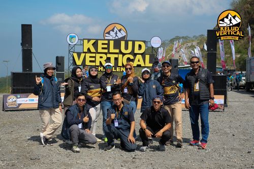 Race photo from Kelud Vertical Challenge 2024