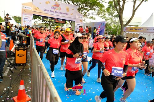 Race photo from CISANGKAN KBP CITY RUN 2025