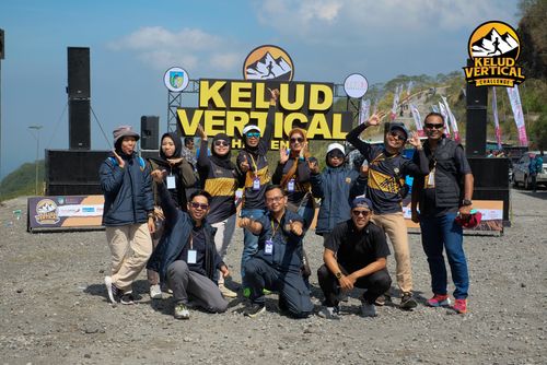 Race photo from Kelud Vertical Challenge 2024