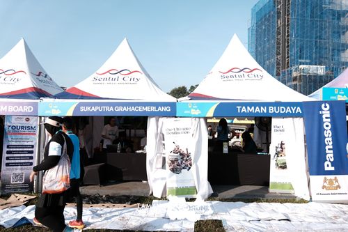 Race photo from Taman Budaya x BOGORUN 2025