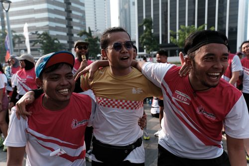 Race photo from Smartfren Run 2024 Vibes