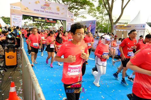 Race photo from CISANGKAN KBP CITY RUN 2025