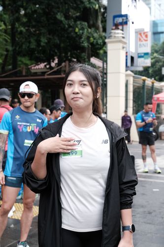 Race photo from Road to BAF Lions Run 2024