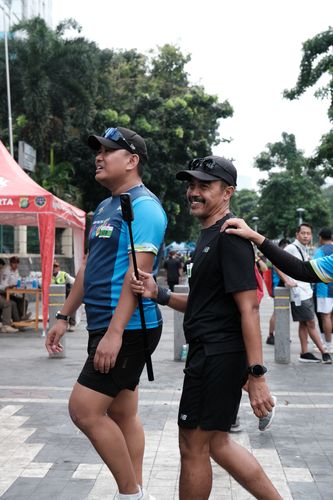 Race photo from Road to BAF Lions Run 2024