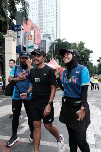 Race photo from Road to BAF Lions Run 2024