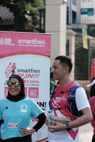 Race photo from Smartfren Run 2024 Vibes
