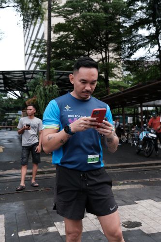 Race photo from Road to BAF Lions Run 2024