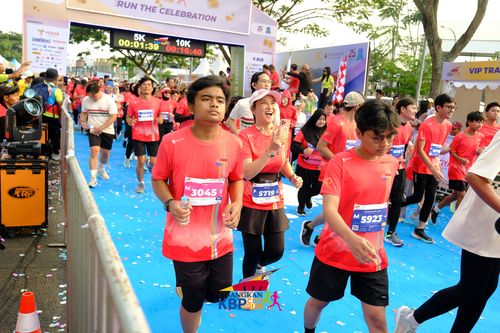 Race photo from CISANGKAN KBP CITY RUN 2025