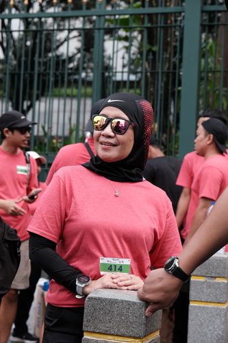 Race photo from Road to BAF Lions Run 2024