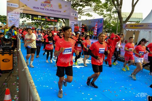 Race photo from CISANGKAN KBP CITY RUN 2025