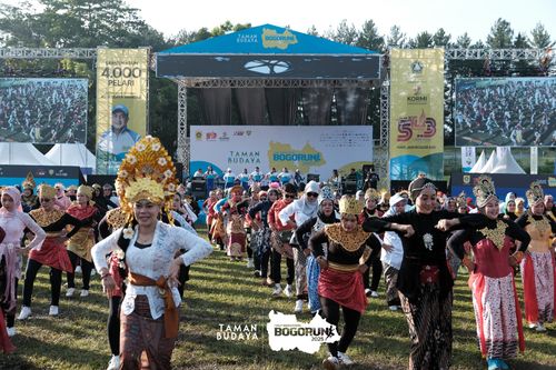 Race photo from Taman Budaya x BOGORUN 2025