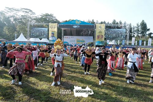 Race photo from Taman Budaya x BOGORUN 2025