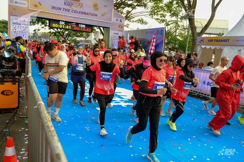 Race photo from CISANGKAN KBP CITY RUN 2025