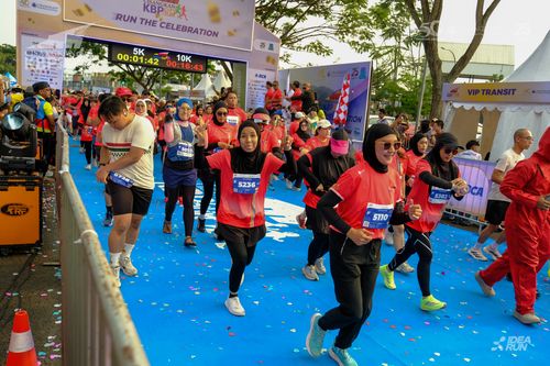 Race photo from CISANGKAN KBP CITY RUN 2025