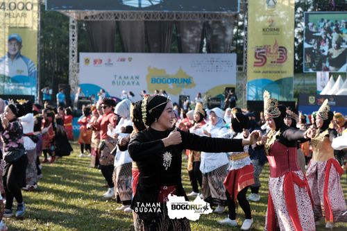 Race photo from Taman Budaya x BOGORUN 2025