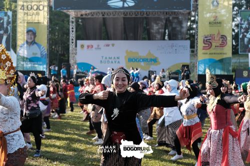 Race photo from Taman Budaya x BOGORUN 2025