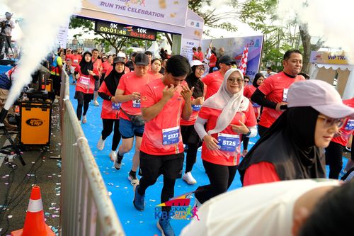 Race photo from CISANGKAN KBP CITY RUN 2025