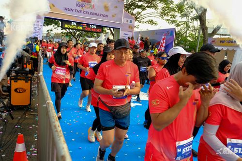 Race photo from CISANGKAN KBP CITY RUN 2025