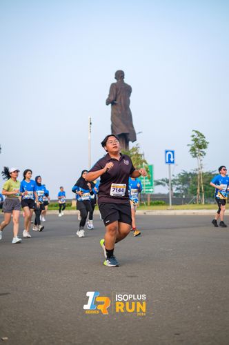 Race photo from ISOPlus Run 2024 Jakarta