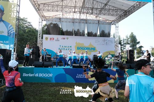 Race photo from Taman Budaya x BOGORUN 2025