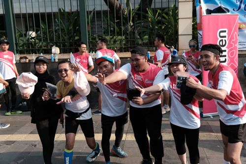 Race photo from Smartfren Run 2024 Vibes