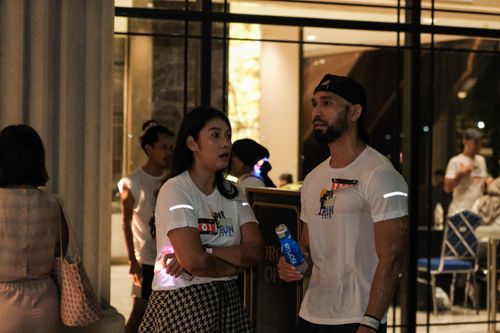 Race photo from PIK NITE RUN VIBES