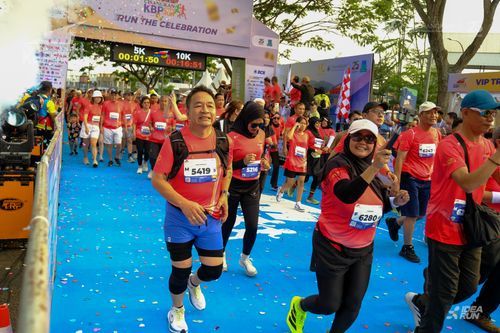 Race photo from CISANGKAN KBP CITY RUN 2025