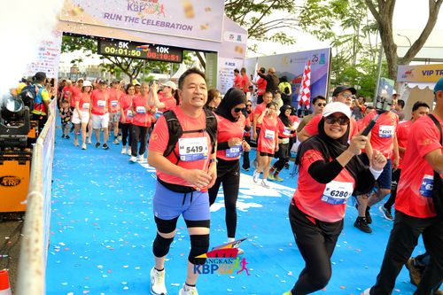 Race photo from CISANGKAN KBP CITY RUN 2025