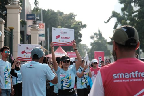 Race photo from Smartfren Run 2024 Vibes